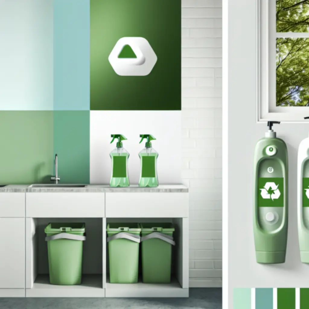 Duurzame schoonmaakmiddelen en navulstations