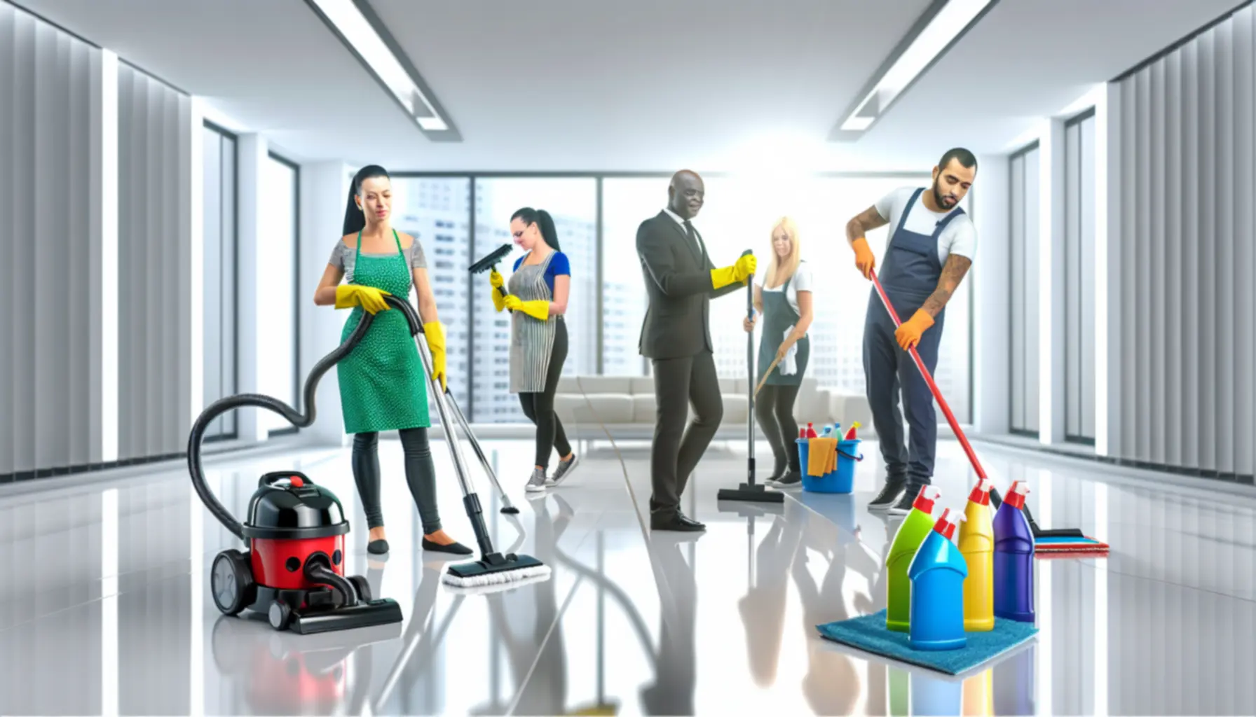 Onderhoud van vloeren en tegels