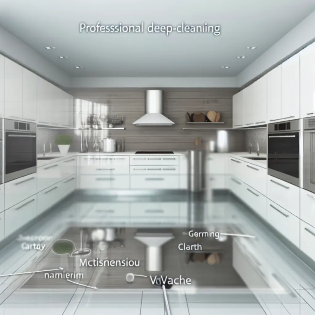 Professionele dieptereiniging van een moderne keuken