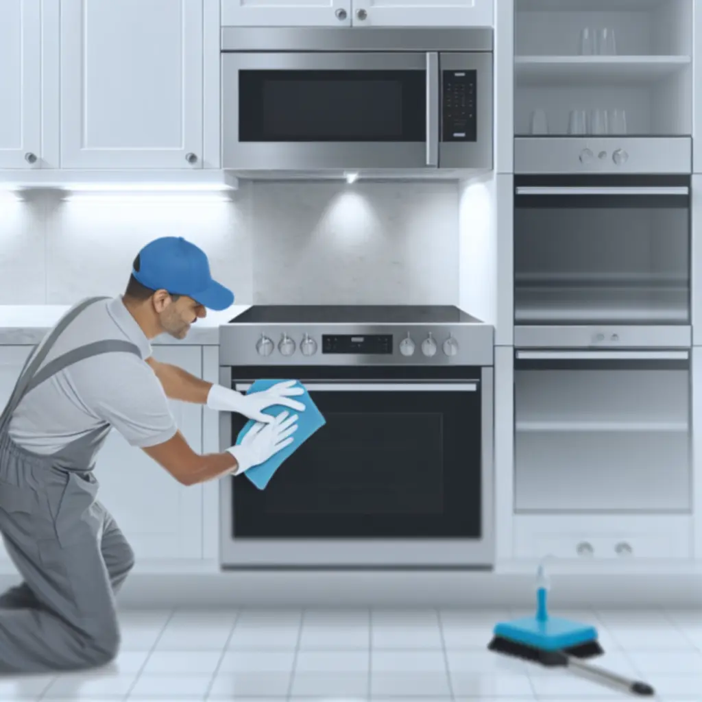 Dieptereiniging van keukenapparatuur en kasten