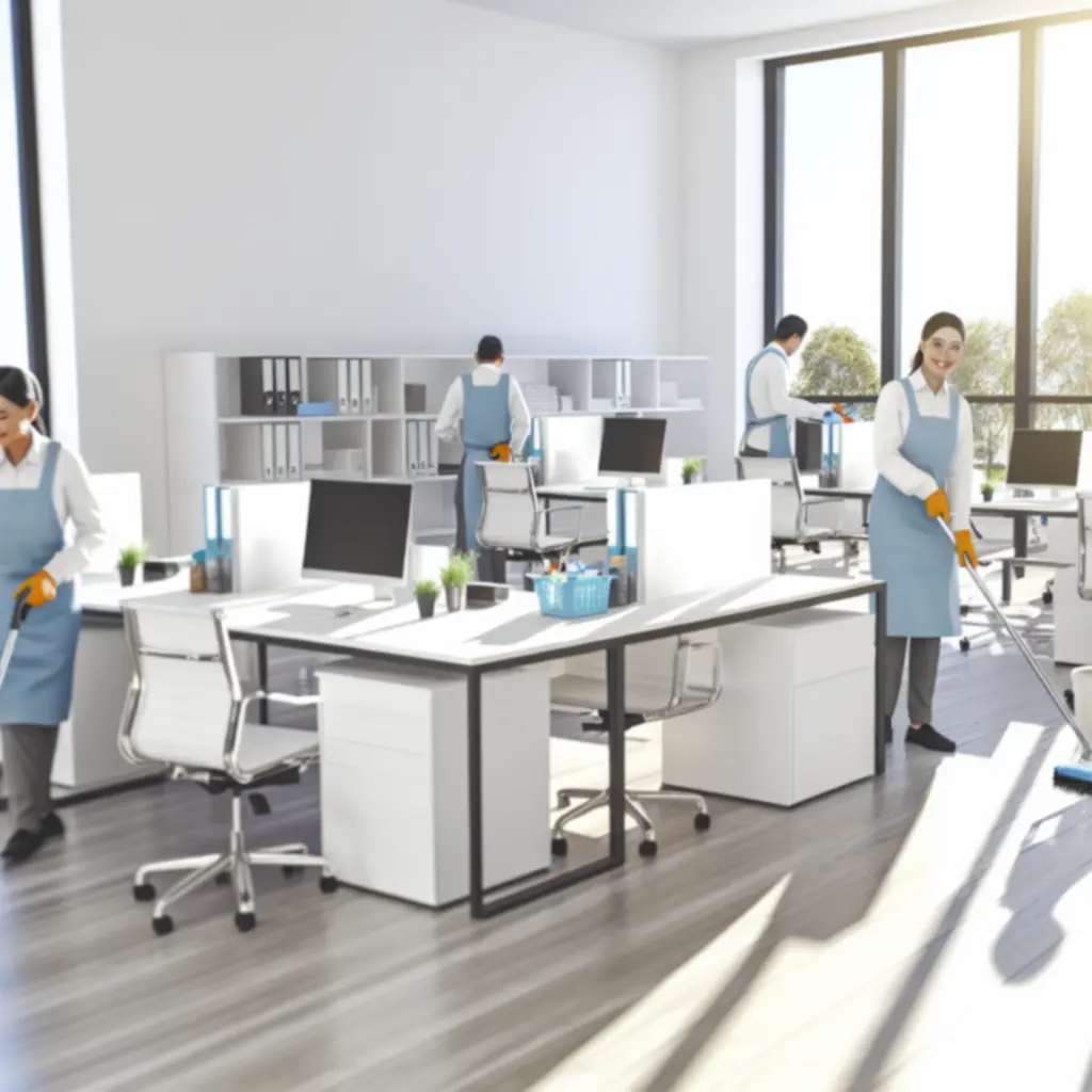 Team van AanbiedingenHier aan het werk in een modern kantoor