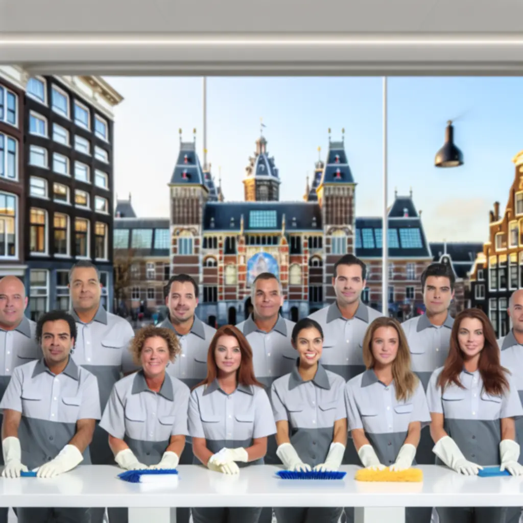 Ons schoonmaakteam in Amsterdam